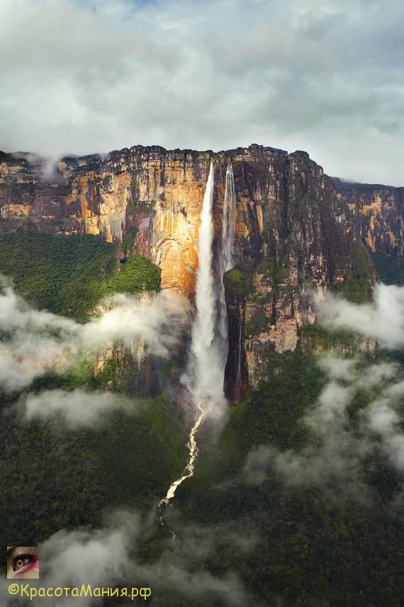 Водопад Анхель в Венесуэле-самый высокий водопад в мире