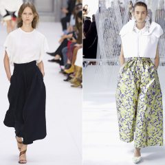 Широкие брюки – тренд весны 2017