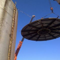 Применение вертикальных резервуаров для нефтепродуктов.