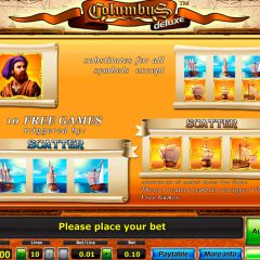 Как играть в игровой автомат онлайн Колумбус?