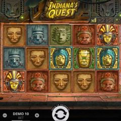 Как играть в игровой автомат онлайн Indiana’s Quest?
