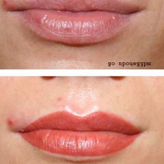 Как делают перманентный макияж губ?